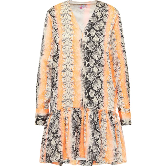 IZIA jurk met reptielenprint gaya