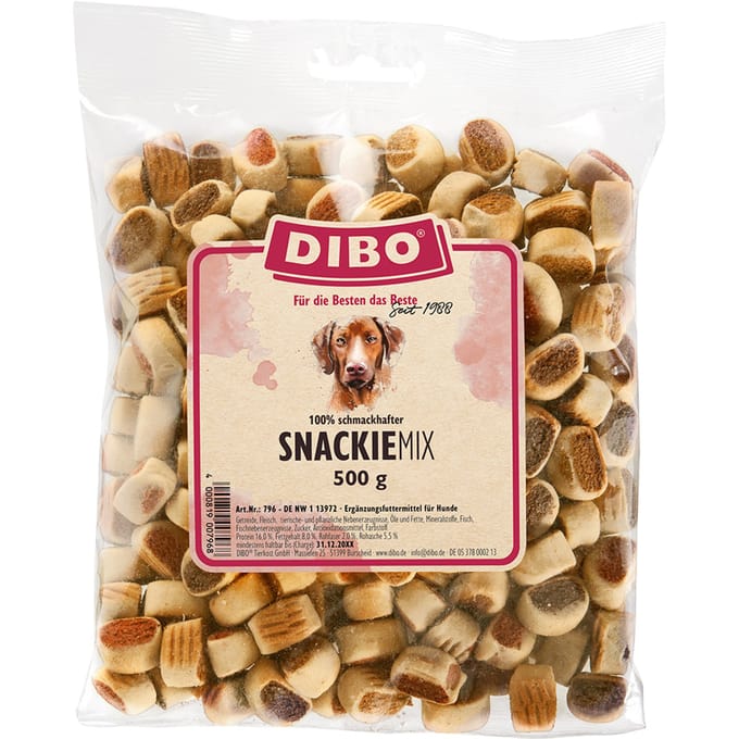 Voordeelpakket: 2x500g DIBO Snackie Mix hondensnacks