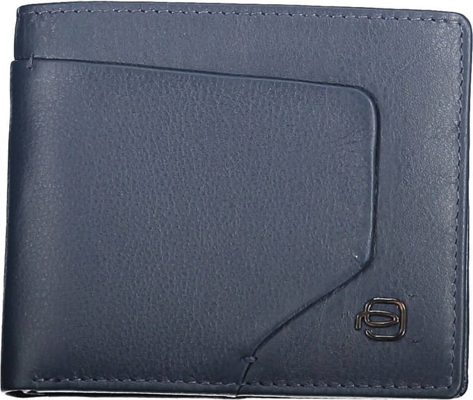 Piquadro Blue Leather Wallet
