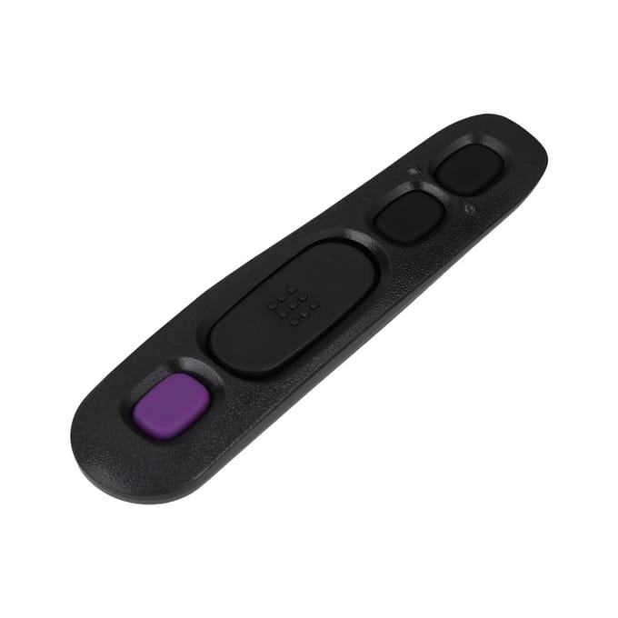 Dailygoods - PTT Bezel en Rubber Knop voor Draagbare Radio