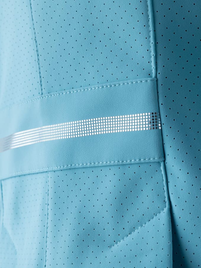 Equiline SS25 Gamtig Wedstrijdjasje Aqua/Aquarelle - Maat 38