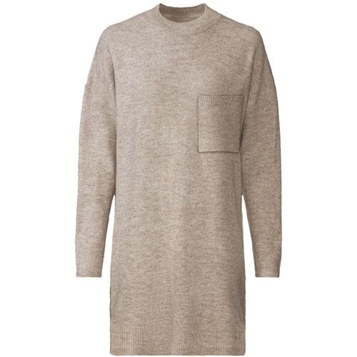 ESMARA Dames pulloverjurk (Beige, S (36/38))
