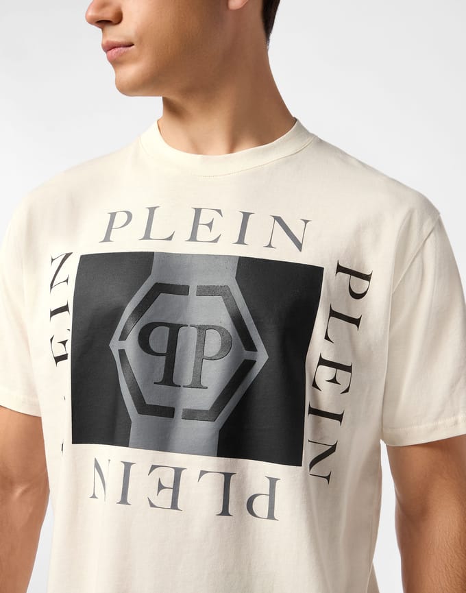 T-Shirt Ronde Hals Ss Hexagon