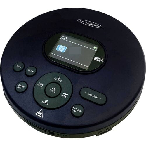 Reflexion PCD540DAB/BK Discman CD, CD-R, CD-RW, MP3 Zwart