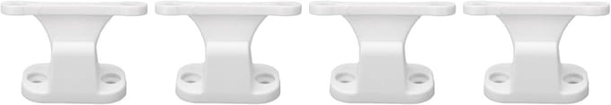 RV Deurhouders - Deurstopper Set - Veilig Deuren Openen - Lichtgewicht ABS Kunststof - Set van 4 - Wit
