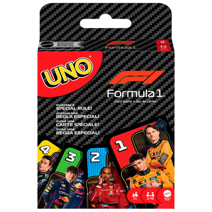 Mattel UNO F1 Bordspellen Kaartspellen