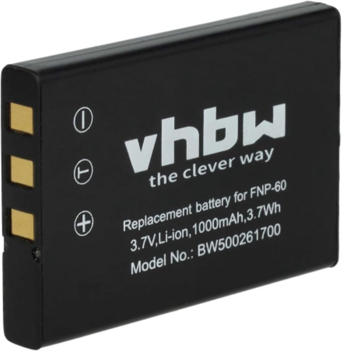 Vervangende Accu voor Pico Pocket Projector (1000 mAh, 3.6V Li-Ion)