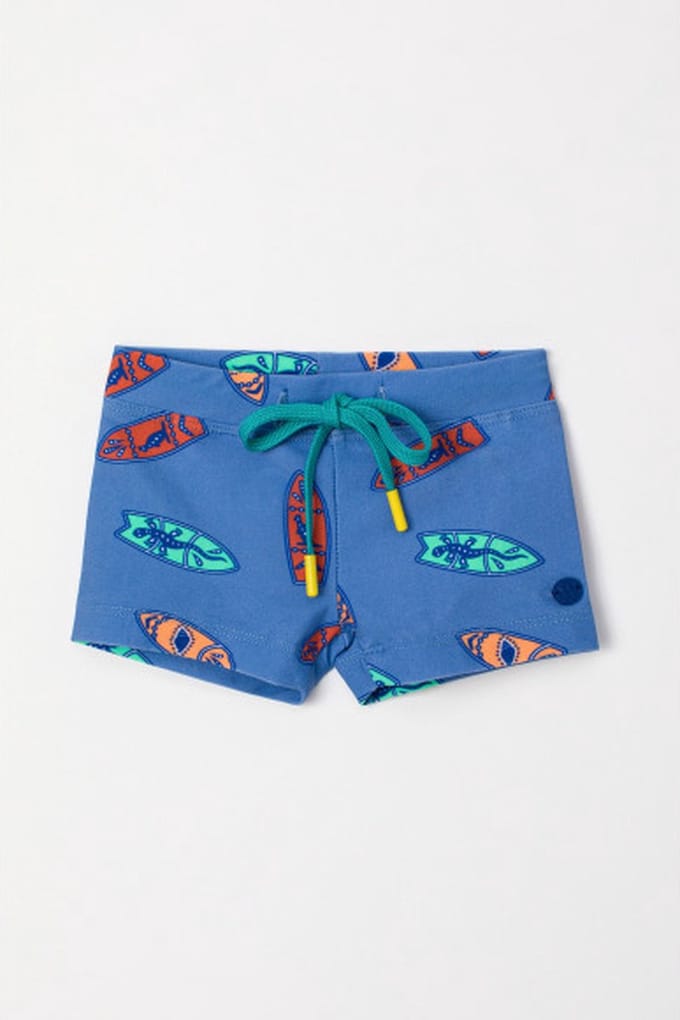 Woody Jongens Zwembroek Blauw 2A