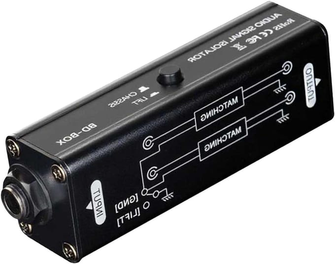 Geluidsisolator - Bromonderdrukker Ground Loop - Elektrische Interferentie Verhelpen - 635 Mm Interface - 13 x 6 x 4 cm