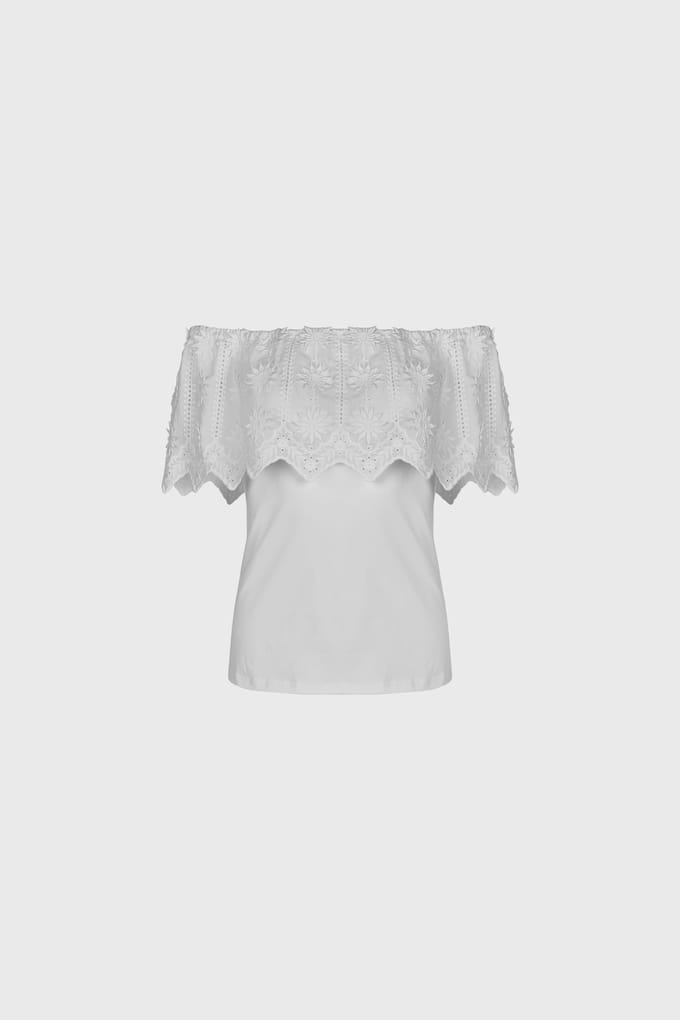 Anne Fontaine Osier White Taglia: 40 | Magliette intime Outlet | Donna | Bianco