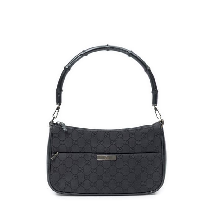 Bamboo Zip Pochette   schoudertas