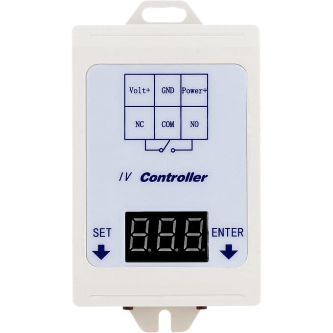 12V 24V DC LED Digitale Vertraging Timer Regelschakelaar Relaismodule met behuizing white