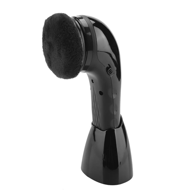 USB Oplaadbare Elektrische Schoenenborstel Handheld Multifunctionele Leren Schoenen Polijstmachine black