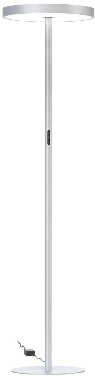 Kosilum - Nolan - Vloerlamp - Zilver/Chroom - Aluminium