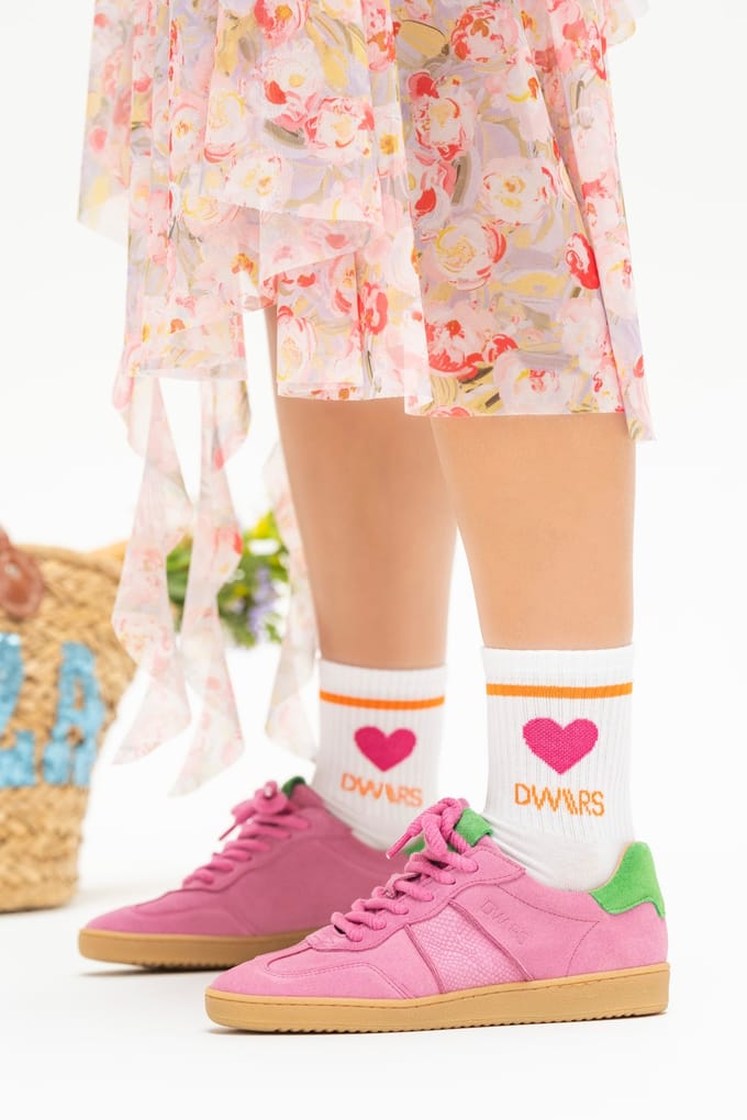 DWRS label Poona Pink / Green Taglia: 36 | Sneakers Outlet | Donna | Rosa