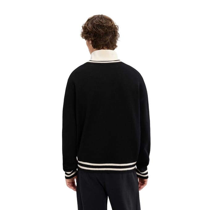 Ellesse Heren Giocios Gebreid Sweater Top (Zwart)