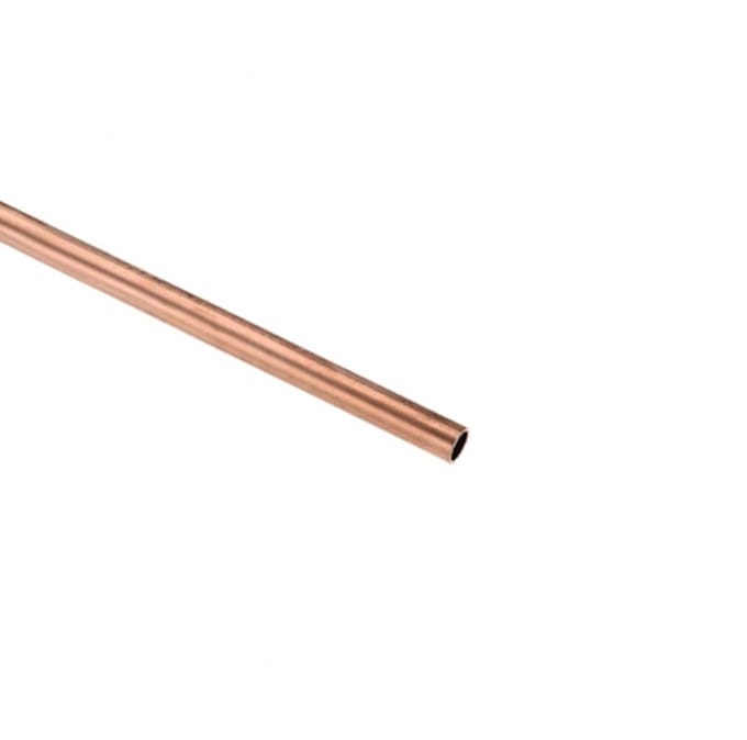 Dailygoods- Koperen Buis Naadloos - 13mm Od - 1mm Muurdikte - 100mm