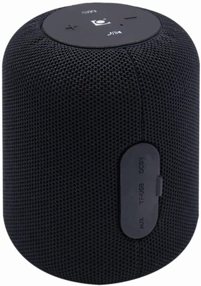 Draagbare Luidspreker - Bluetooth Speaker - Muziek Luisteren - 10 Meter Bereik - 9.3 x 9.3 x 11.6 cm - Zwart