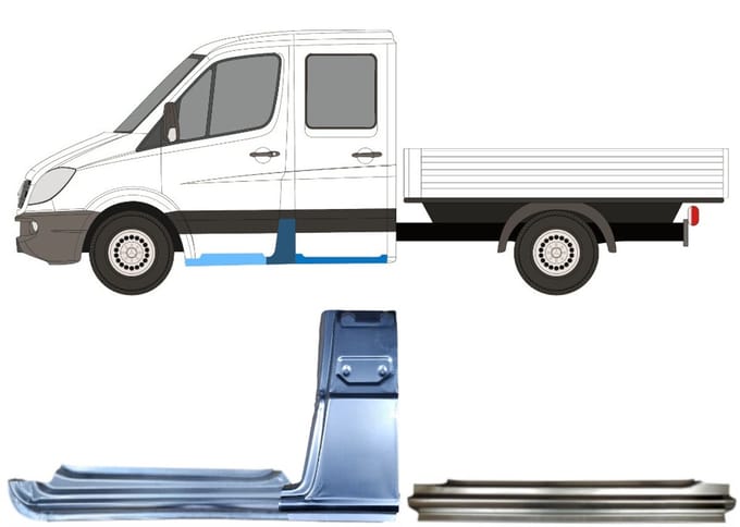 Reparatiepaneel set voor Mercedes Sprinter 2006-2018 / Links