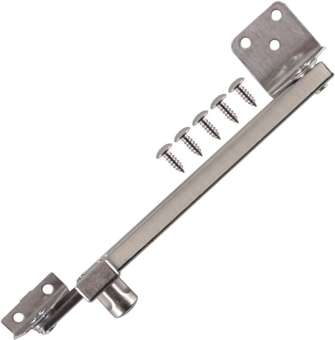 Raamuitzetter - Veiligheidsgrendel - Winddicht Ramen - Verstelbare Telescoop - 185-293mm - Zilver