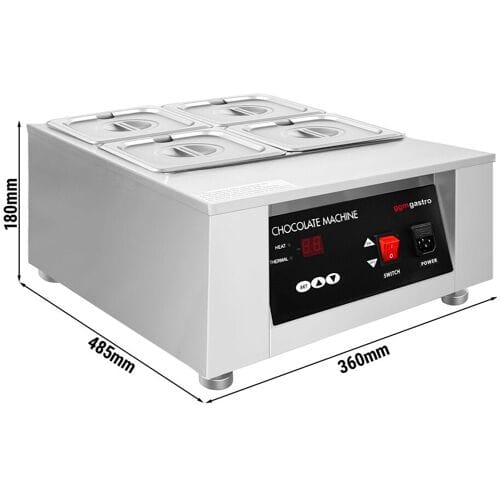 GGM Gastro Schokoladenschmelzgerät - 4x 1,7 Liter - 1 kW