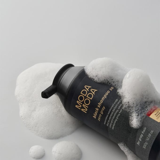 Modamoda Zero Grijs Zwart 10 Perzik Verzorging 3e Generatie Shampoo 300g 2 Stuks NONE black
