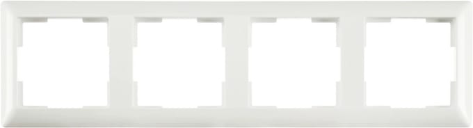 ION Industries - Afdekraam 4-voudig J1 | Alpin Wit