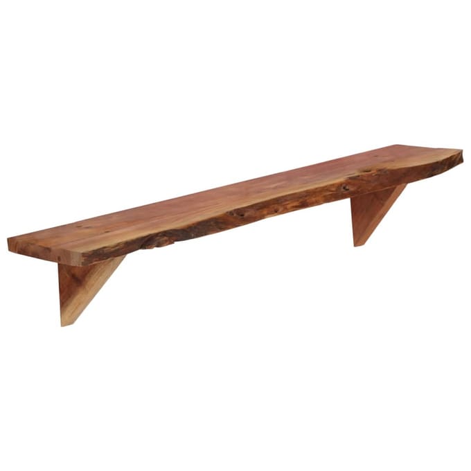vidaXL - Wandschappen - 2 - st - 90x20x18 - cm - massief - acaciahout