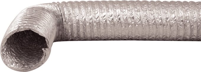 ALU flexibele afvoerslang Ø127mm 3m