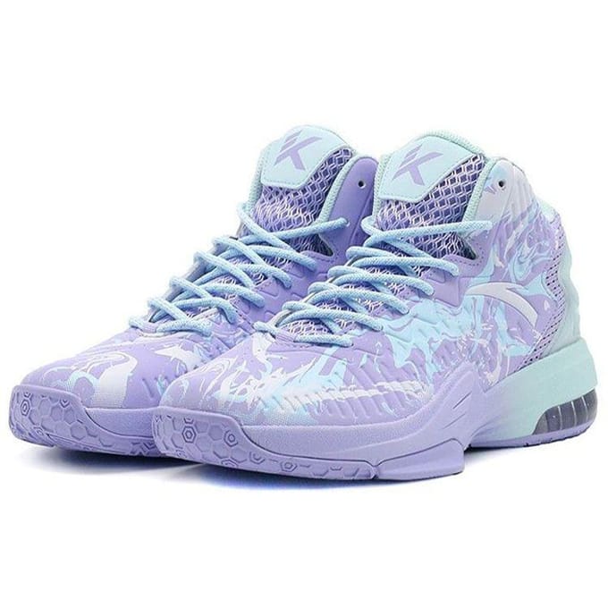 Anta KT3 Team Paars Mintblauw Heren Sneakers 11741105-7 43 white