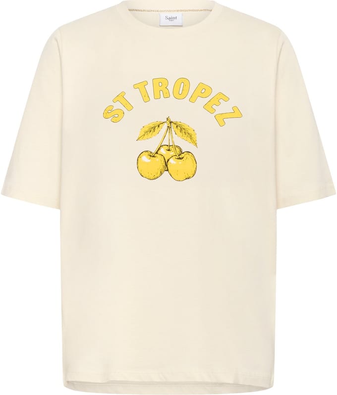 Saint Tropez OctaviaSZ T-Shirt Dames T-shirt - Creme