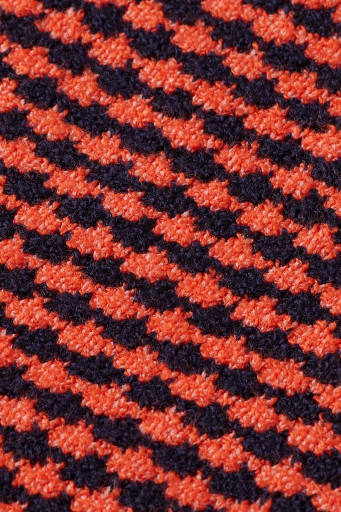 Scotch & Soda Boy Regular-fit Chenille Pullover Sky Captain/ Cherry Tomato Taglia: 4 | Maglioni Outlet | kids | Rosso