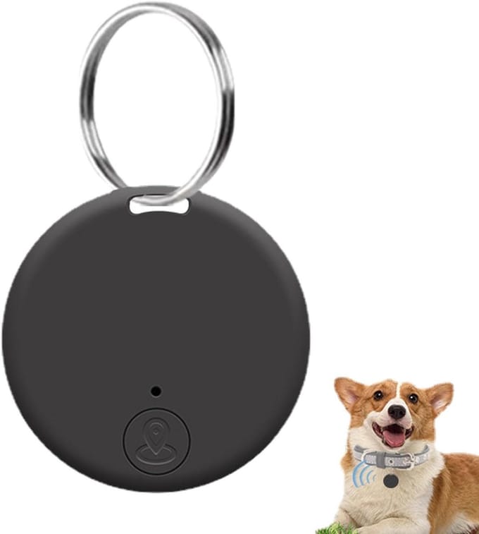 Tracker Apparaat - Sleutelhanger Tracker - Spullen Vinden - Tweerichtingsalarm - 1.5 Inch Diameter - Zwart