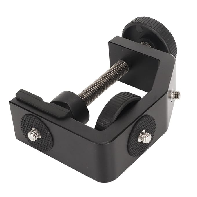 Universele C-klem Heavy Duty Metalen Verstelbare C-klem met 14 Inch Montageschroeven voor Statief black