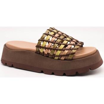 Sandalen met sleehak Noa Harmon 9720-Multi Marrón