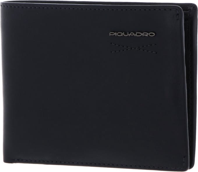 PIQUADRO Portemonnee Obidos Men's Wallet Blu Blauw