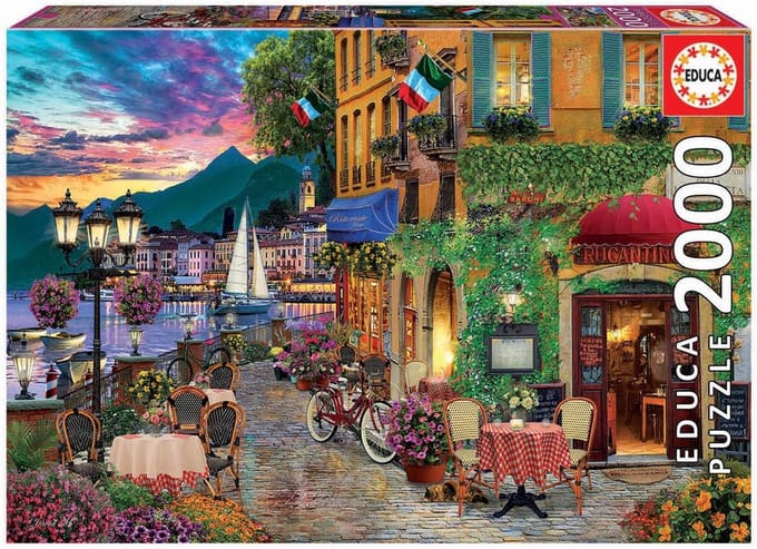 Echte Puzzel 2000 Stukjes - Italiaanse Landschappen voor Puzzelplezier
