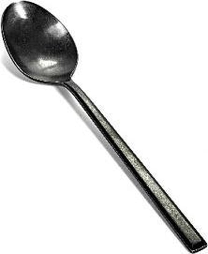 Set van 6 dessertlepels pure black Pascale Naessens