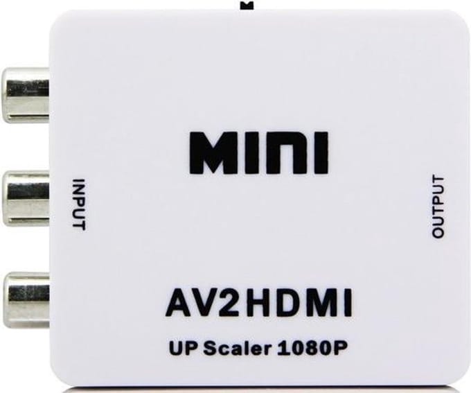 HDMI naar AV Adapter - 1080p Full HD - Wit