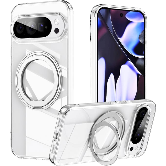 CaseBody Google Pixel 10 Pro XL MagSafe Kickstand Hoesje Transparant
