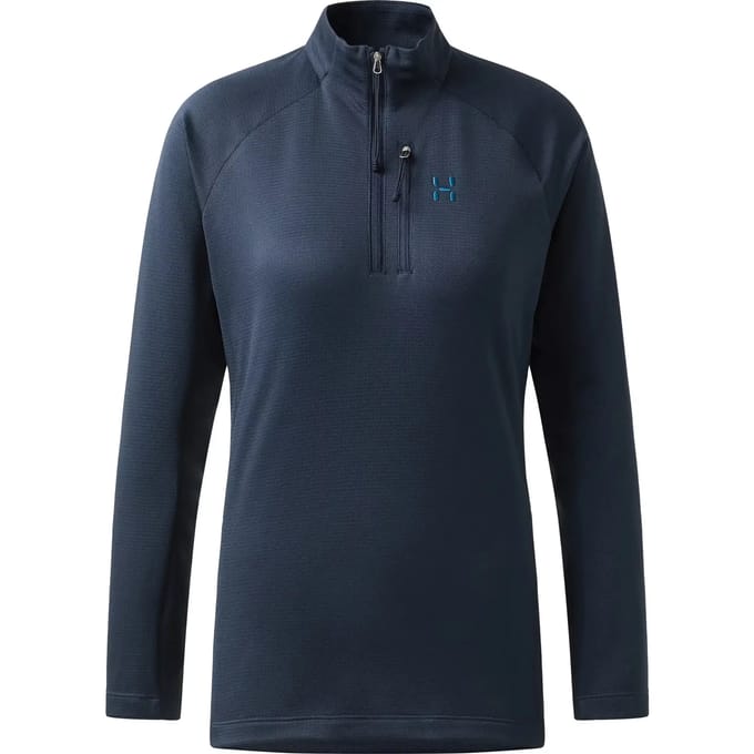Dames sweatshirt met 1/2 rits Haglöfs Korp
