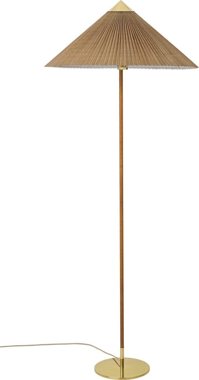 GUBI Tynell Collection 9602 Vloerlamp Messing/Bamboe
