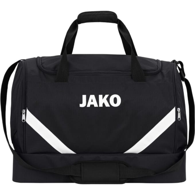 Jako Iconic (Bambini) Sporttas Met Bodemvak - Zwart | Maat: UNI