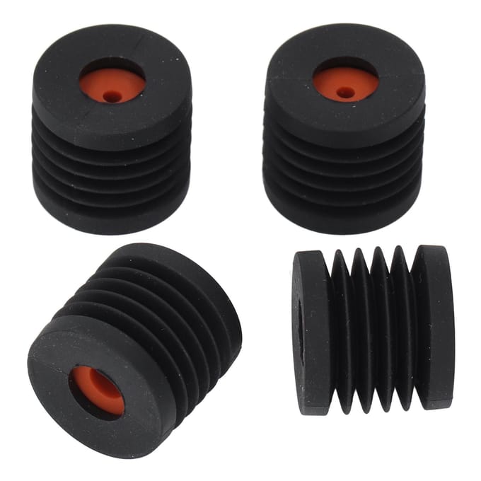 4PCS Pieds de Coussinets pour Imprimante 3D Coussinets de Pieds en Caoutchouc Antidérapants pour Imprimante pour Ender 3 3S 3 PRO 3 V2 5 6 black