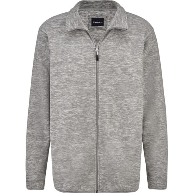 Babista herren Fleecejack - 56 - lichtgrijs - Plus Size