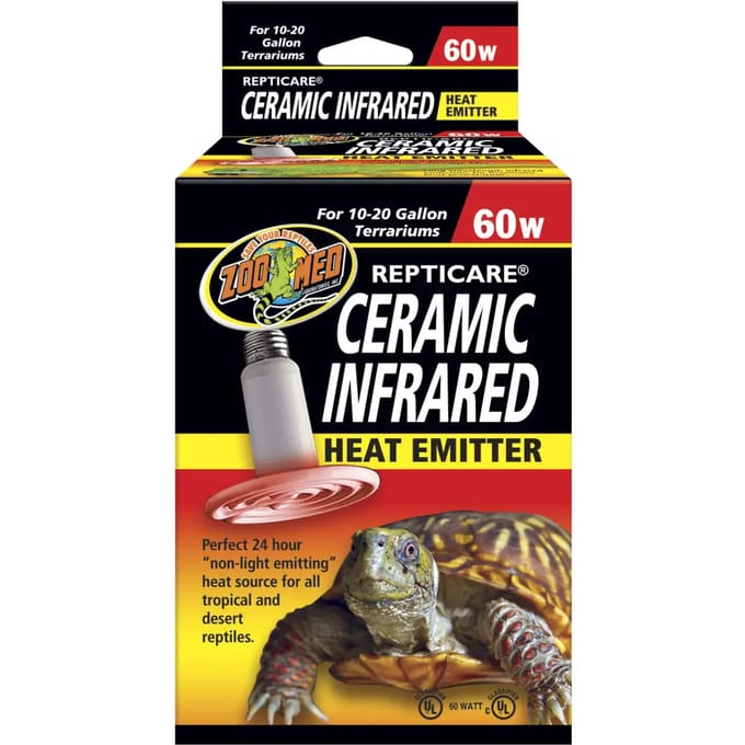 Keramische verwarmde terrariumlamp Zoomed E27 CE60