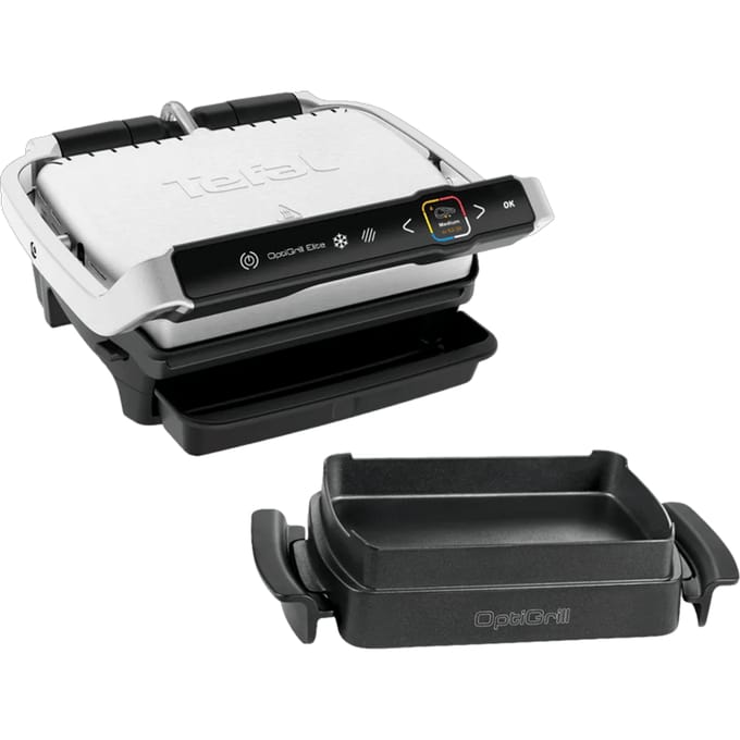 Tefal OptiGrill Elite GC750D + Tefal Snacking & Baking accessoire