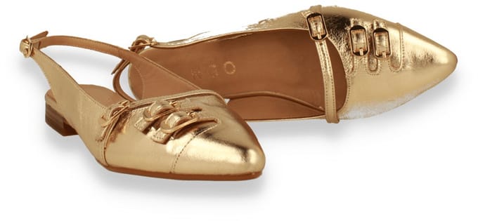 Tango Dames Slingback Duna 4-b Platino Gold | Goud | Maat: 38