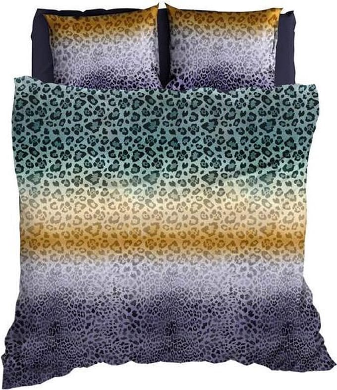 Satin d'Or Panthera - Dekbedovertrek - Lits-jumeaux - 240x200/220 cm - Grijs