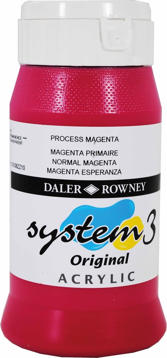 Daler-Rowney System3 500 ml Process Magenta